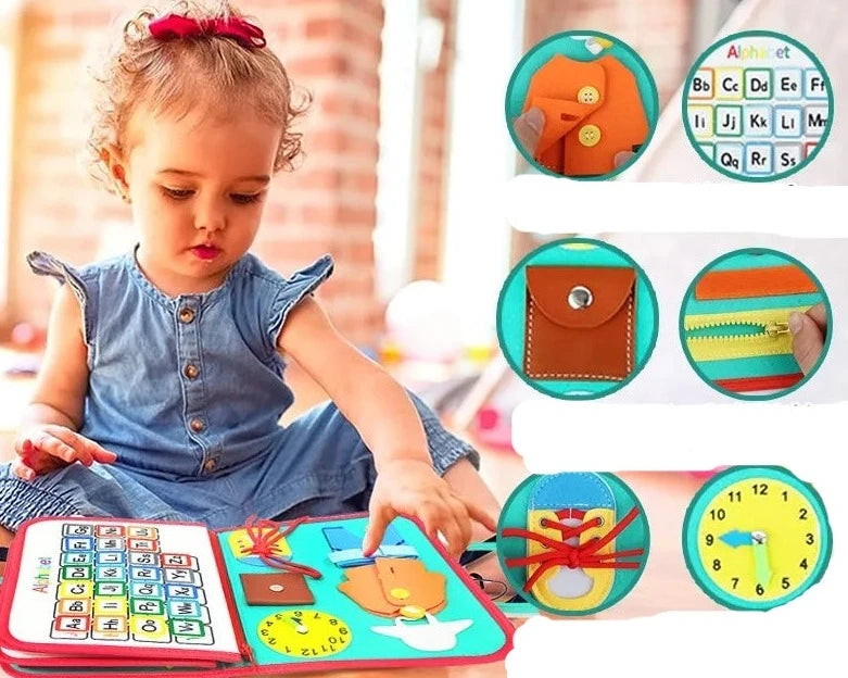 Habilidades Montessori: Placa Sensorial Interativa para Estimular o Desenvolvimento