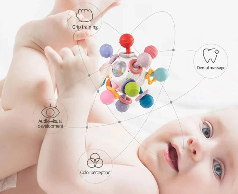 GirachocaBola: Brinquedo Sensorial de Desenvolvimento para Bebê